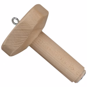 Magnetisk trä-dumbbell med träcenter enligt Jogi Zank