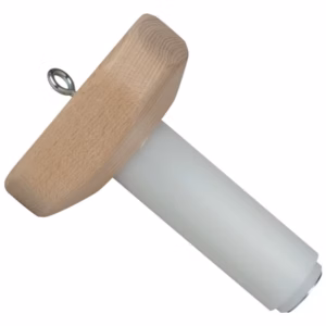 Magnetisk trä-dumbbell med nyloncenter utan sidokåpa enligt Jogi Zank